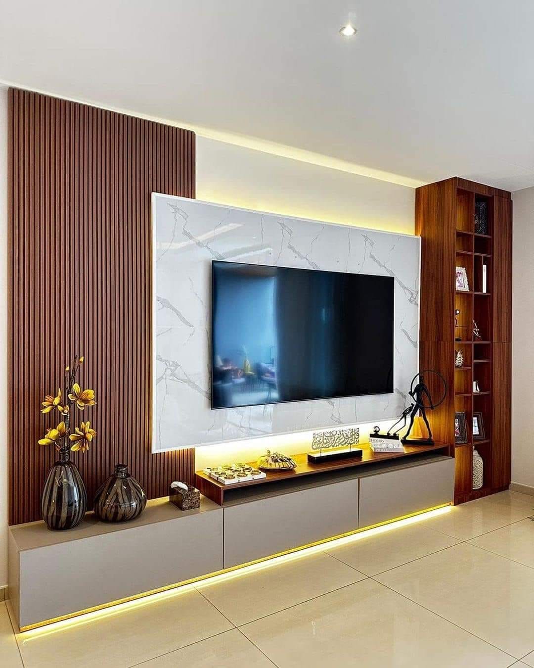 TV Unit Wardrobe Designs Setup Measurement Wise